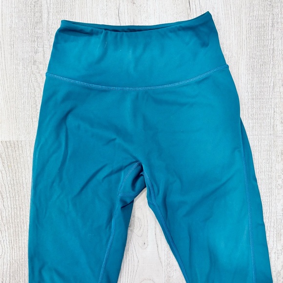 Alphalete Pulse Surge Leggings High-Waist Teal Green Size Small - Picture 5 of 6